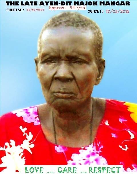 Condolences to the Family of Aguer Kuerjok Upon the Passing of